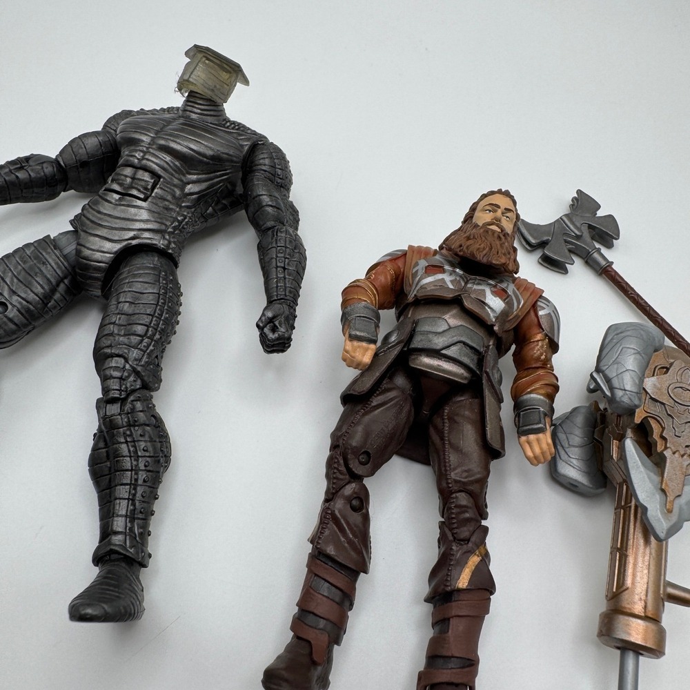 Marvel Action Figures 2011 Thor 4" Fandral Destroyer Fire Blast Figure Toys Lot